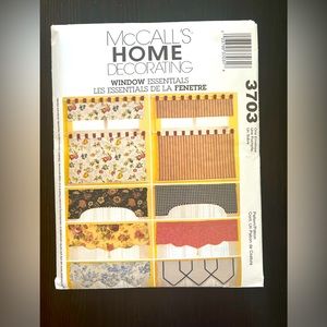McCall’s Home Decorating Pattern 3703